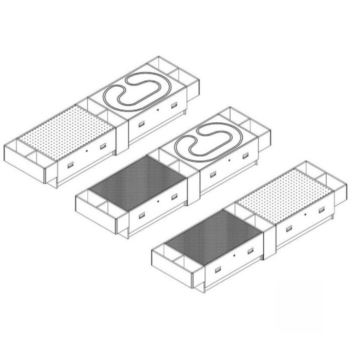3branch Double Discovery Table - Detailed Sketch Variants