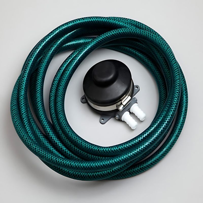 Experia Bubble Tube Pump & Hose Kit -Top Close Up View