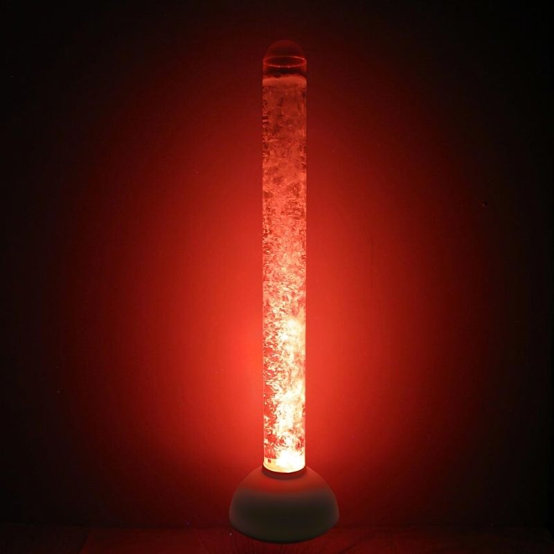 Experia Calming LED Bubble Tube - Landscape View Dark Room Red Light
