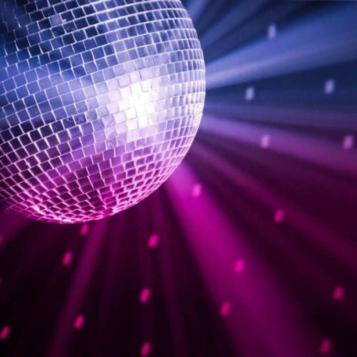 Experia Deluxe Mirror Ball Bundle - Close Up View Mirror Ball Shimmering