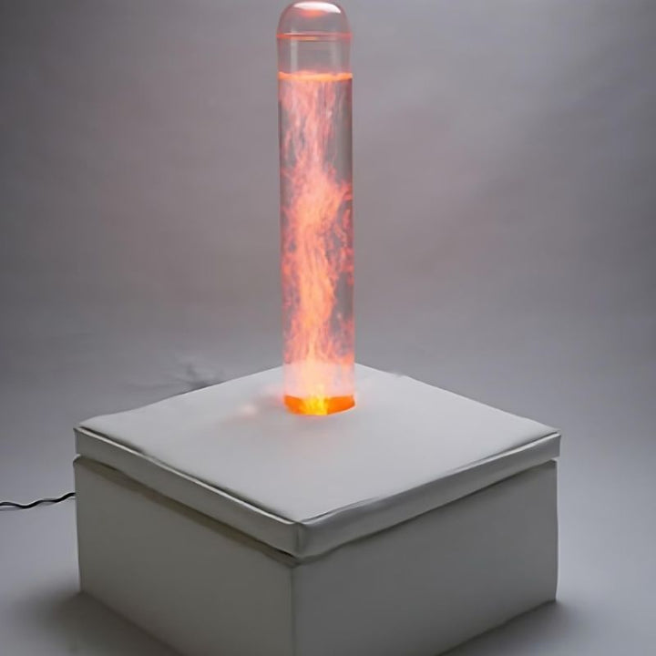 Experia Square Bubble Tube Platform - Full View White With Tube