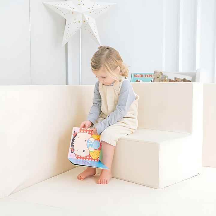 Ggumbi Lucky Star Clean Bumper Play Room - Ivory - Extra Large - Child Active Play Book