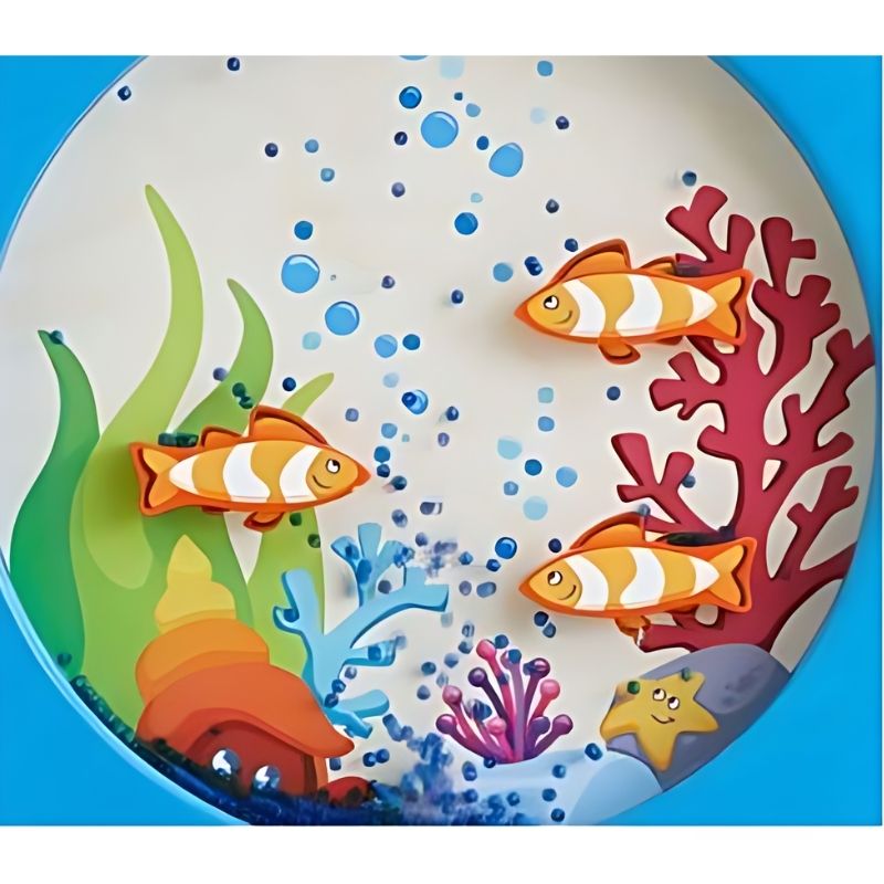 HABA Pro Ocean Sensory Wall - Close Up View