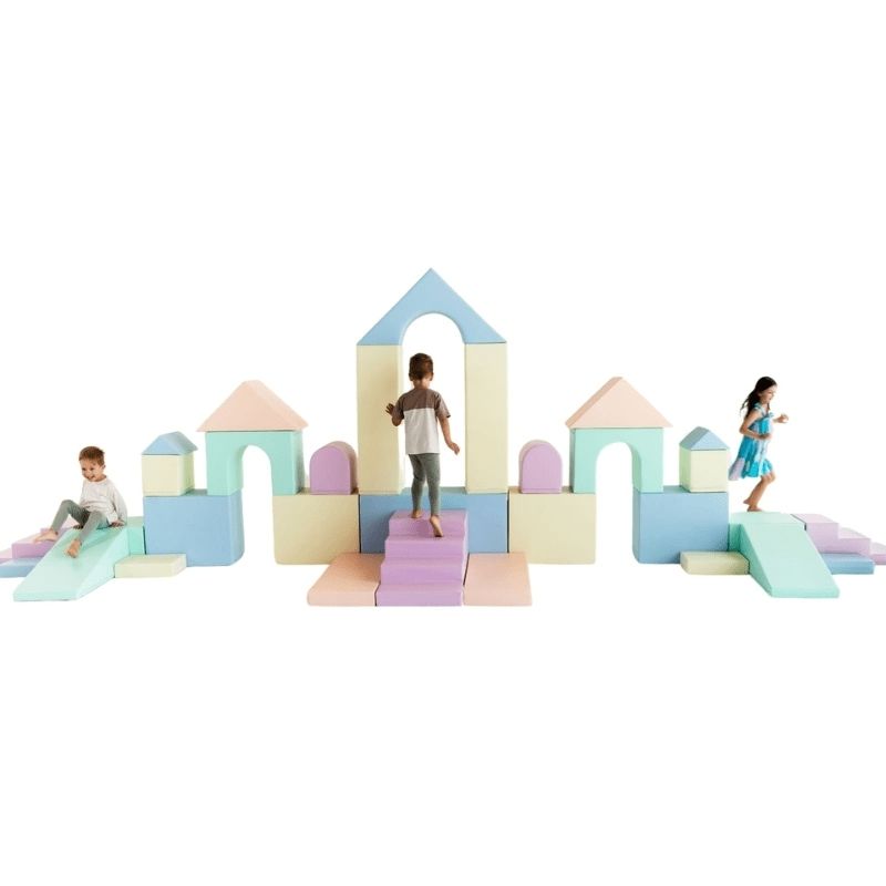 IGLU Soft Play - Mega Castle Set - Landscape View Light Castle