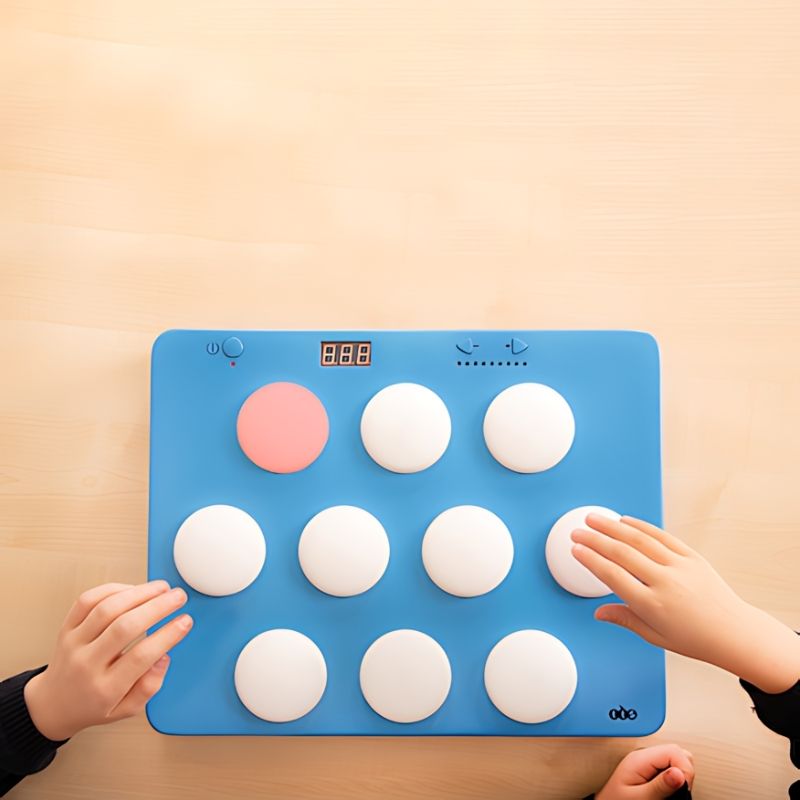 TTS Portable Light Up Reaction Wall Game - Top View Touch