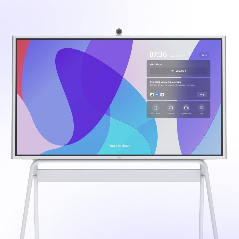 Vibe Board S1 - All-In-One Interactive Display & Whiteboard - Clean Front View