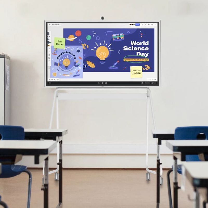 Vibe Board S1 - All-In-One Interactive Display & Whiteboard - Class Room Setting