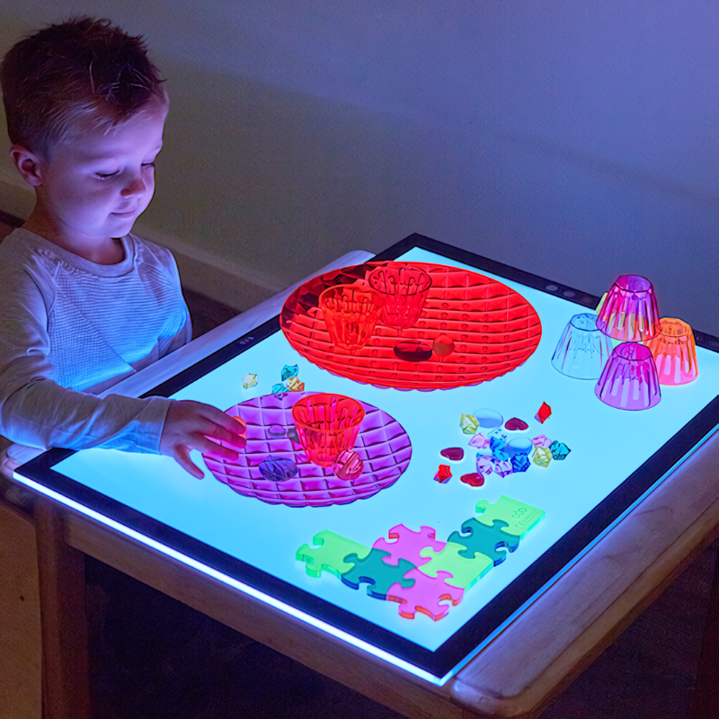 Sensory Lights Collection Sensory Light Panel Child Playing