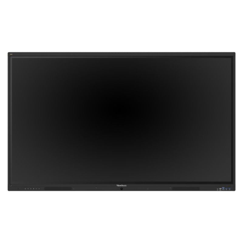 ViewSonic IFP5541 55 inch interactive display shown straight on with the touchscreen powered off