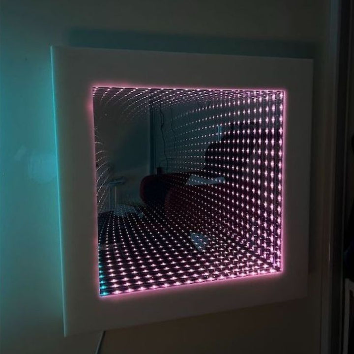 AHS Infinity Wall Panel - Front View Pink Light 