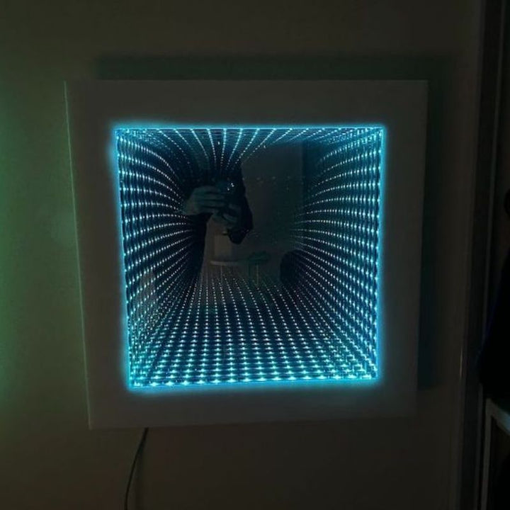 AHS Infinity Wall Panel - Front View Blue Light