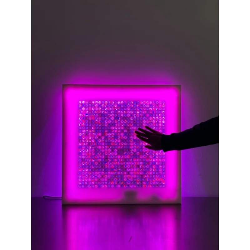 AHS_Marvelous_Sensory_Marble_Wall_Panel_3 - in purple light front view