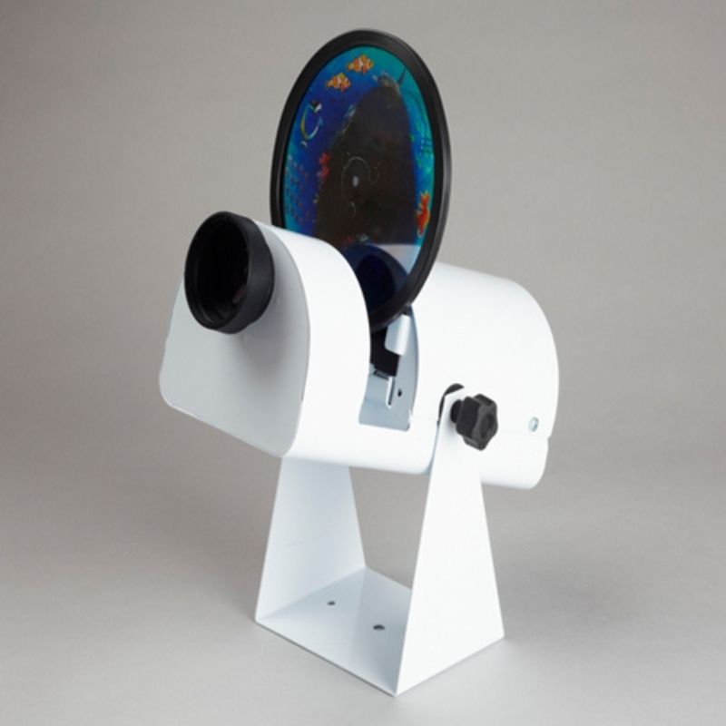 Aurora Projector Bundle - Side View  One Wheel
