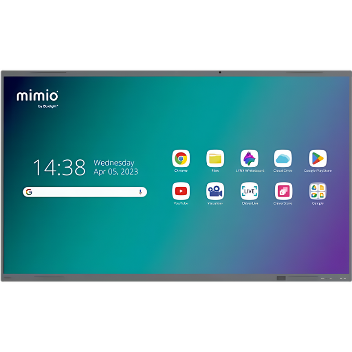 Boxlight MIMIOPro G Interactive Display 4K Front View