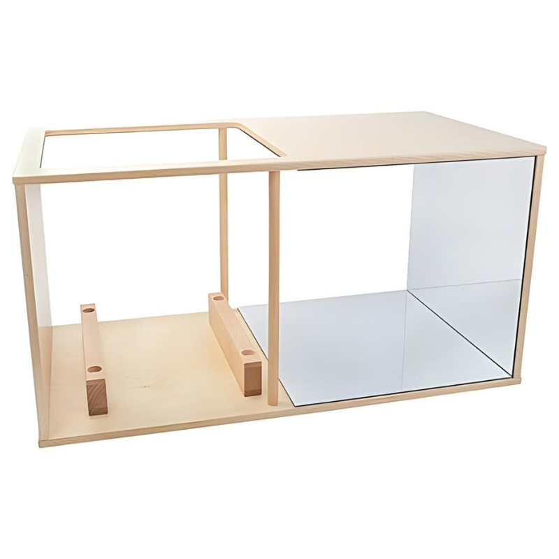 Constructive Playthings Ultimate Light Cube Studio Cabinet with 3 Mirrors Clean View