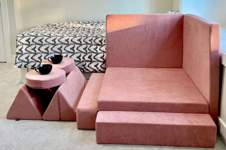 Kiddie Couch Blush ping custom build