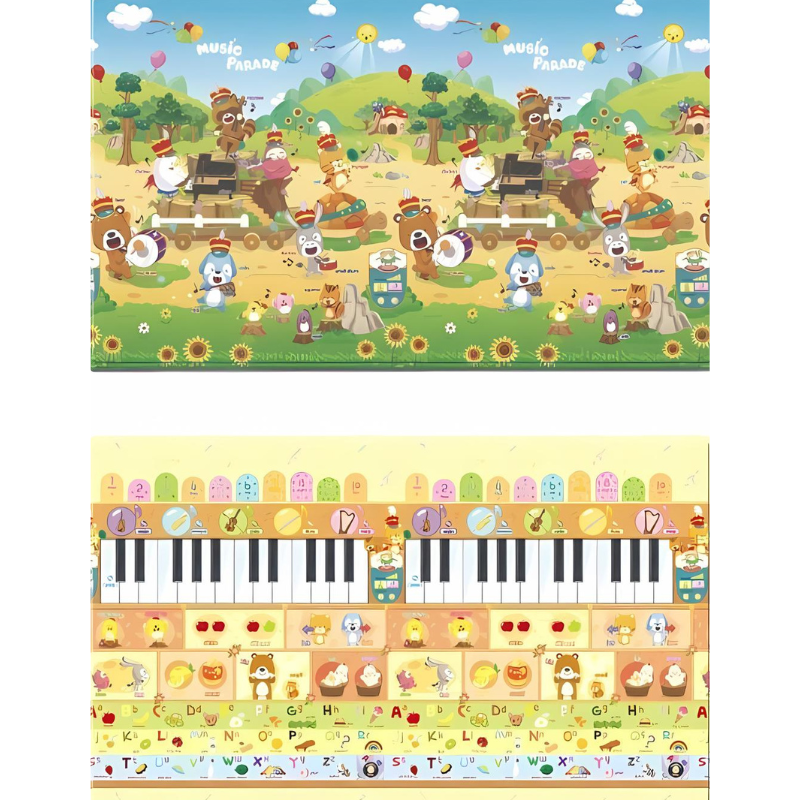 Dwinguler Sensory Playmat Music Parade Clean View