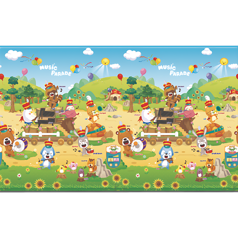 Dwinguler Sensory Playmat Music Parade Front  View