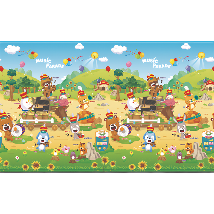 Dwinguler Sensory Playmat Music Parade Front  View