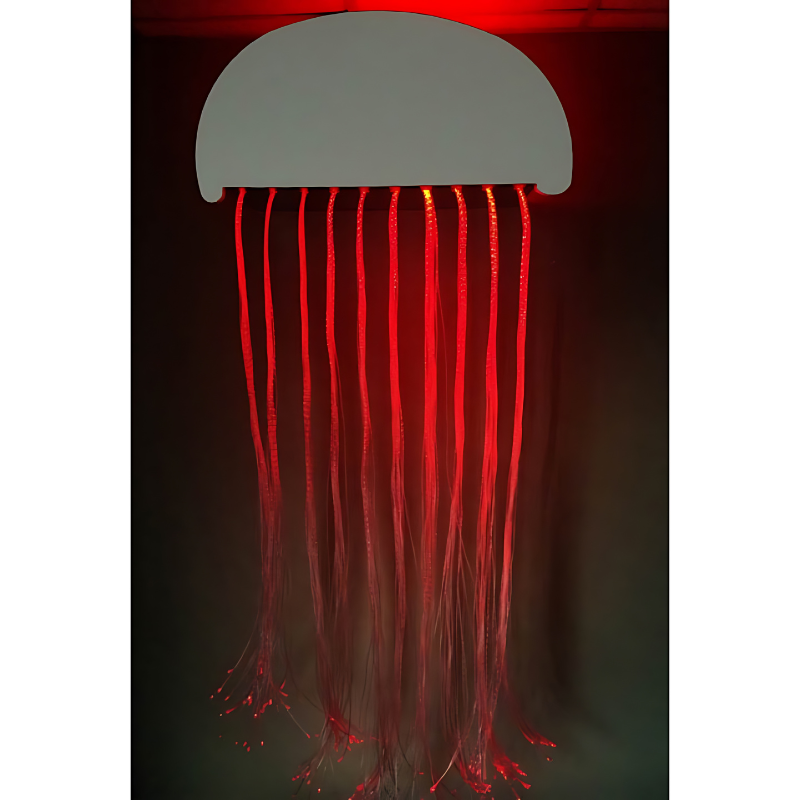 Experia IRiS Fibre Optic Jellyfish Reddish