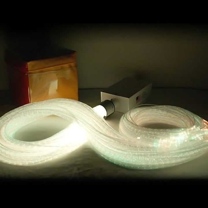 Experia IRiS LED Fiber Optic Bundle w/ Qube - Close Up View Cold Light