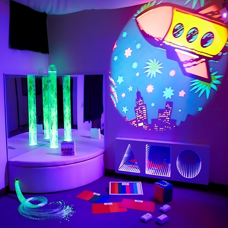 Experia IRiS Sensory Room with IRiS & Control Full Room View