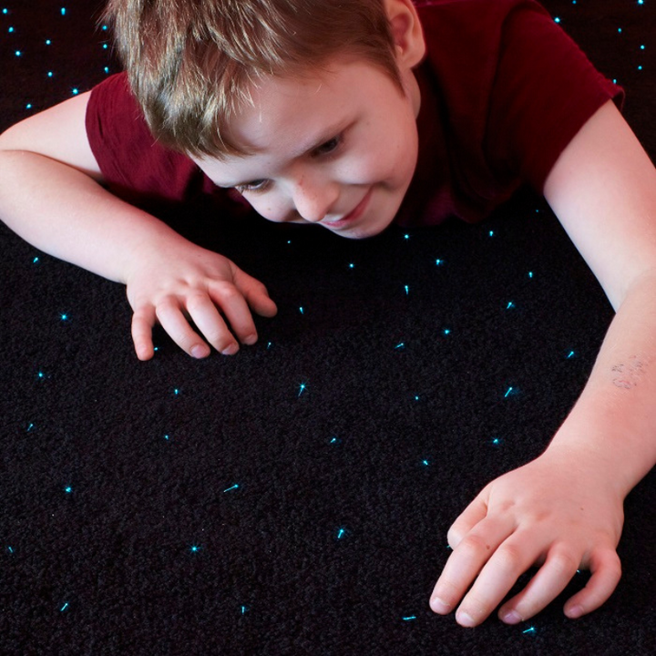 Experia LED Fiber Optic Star Carpet