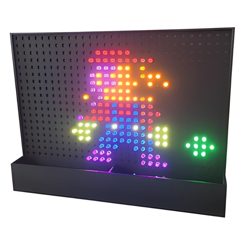 Experia PixelPop Interactive Light Panel - Front View Super Mario