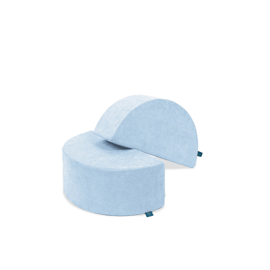 Go Coconut - Half-Moon 2 Pack - baby blue front view