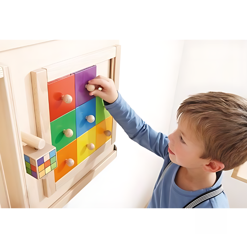 HABA Pro Colorful Squares Sensory Wall Child Active Play