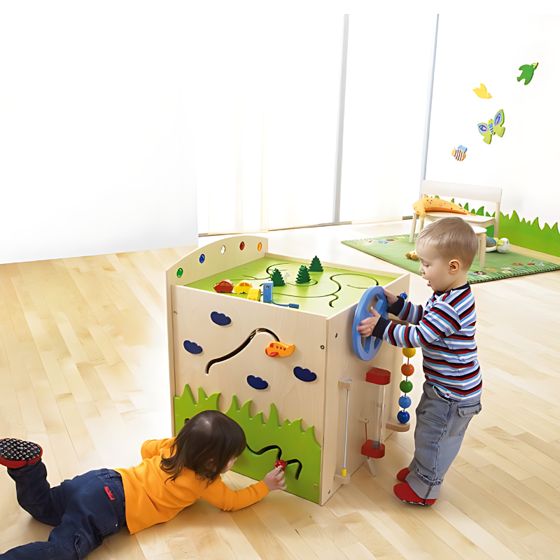 HABA Pro Multi Learning Cube - Sensory Island Two Child Active Play  Room