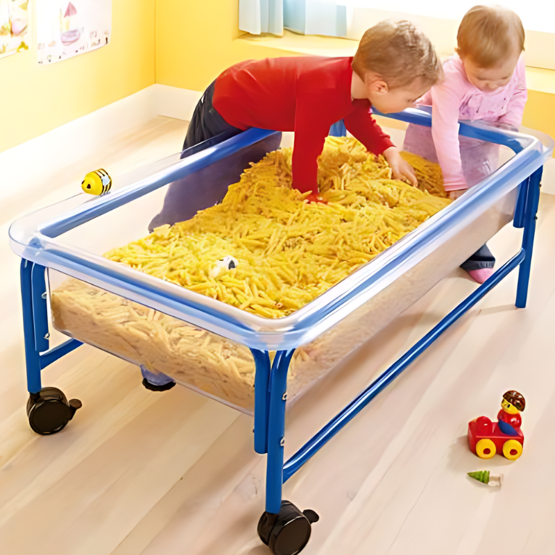 HABA Pro Sand and Water Mobile Station Active Play Yellow