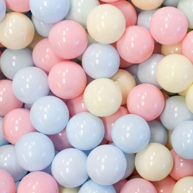 IGLU Ball Pit Balls (500pc) - Light Pastel Close Up View