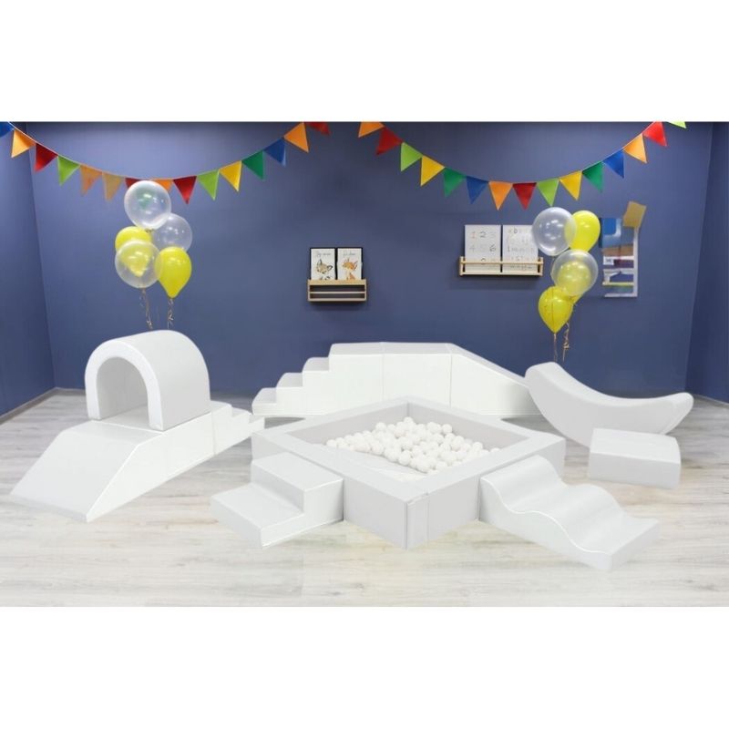 IGLU Soft Play Party Set White Landscape View
