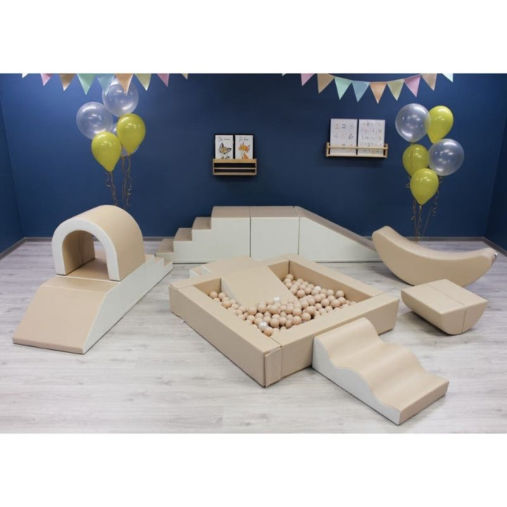 IGLU Soft Play Party Set Beige/White Landscape View
