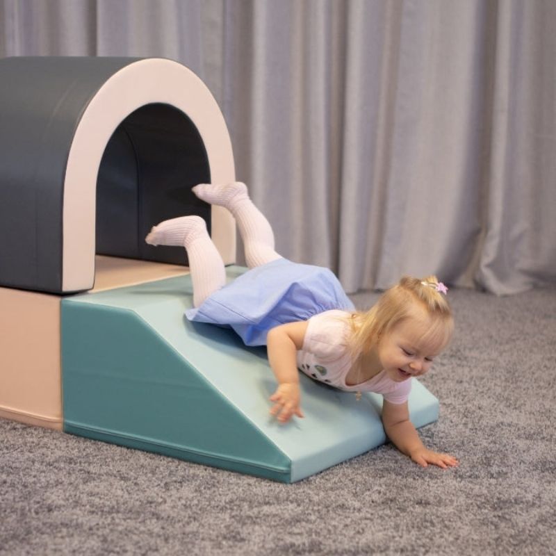 IGLU Soft Play Set - Imagination Tunnel - Child Play Slide Side View