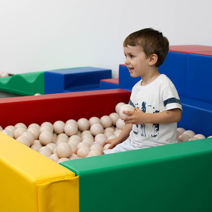 IGLU Soft Play Square Ball Pit - Ball Play Heaven Mulit Color Pit Child Active Play