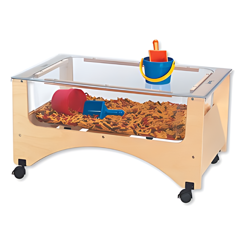 Jonti-Craft See Thru Toddler Sensory Table, 20" High Landscape