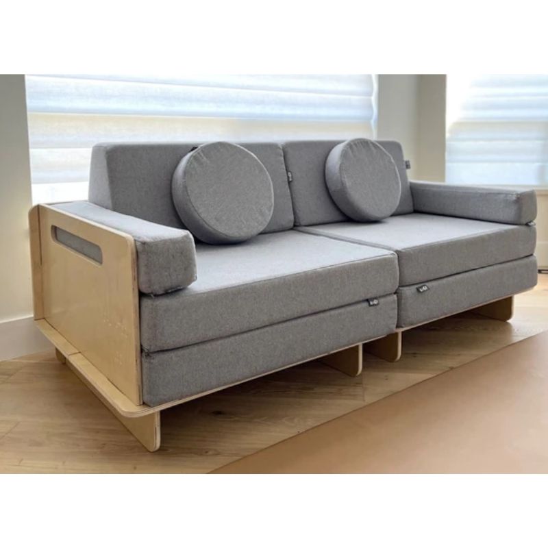 KiiCo Play Couch Frame - Landscape View with Couch
