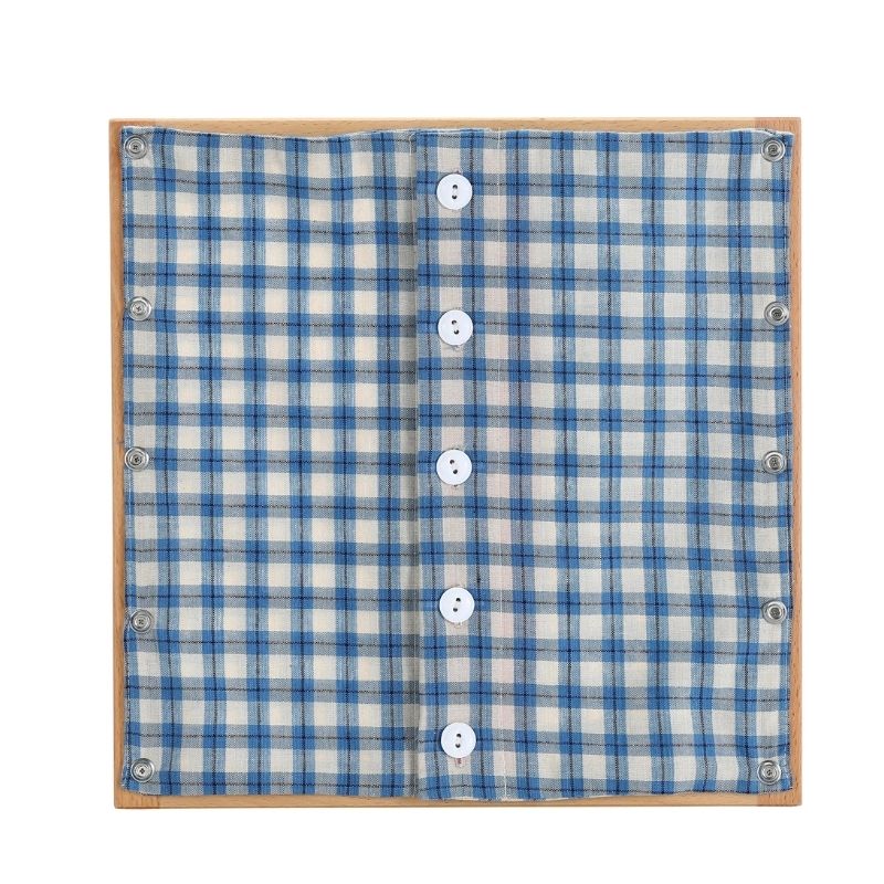 Kinderhuis 12 Dressing Frames with Stand - White Blue