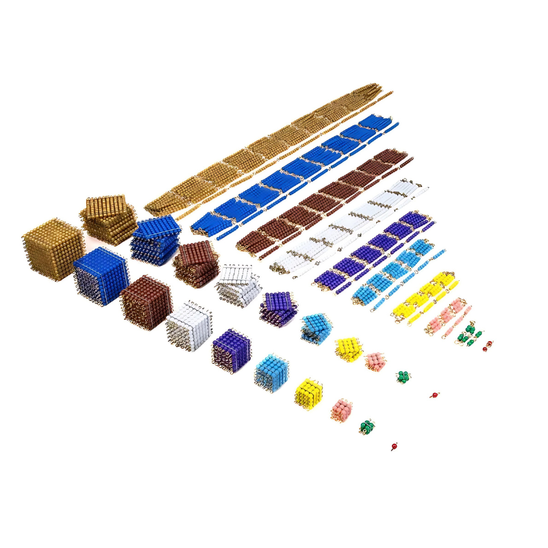 Kinderhuis Math Beads & Cabinet Set Beads