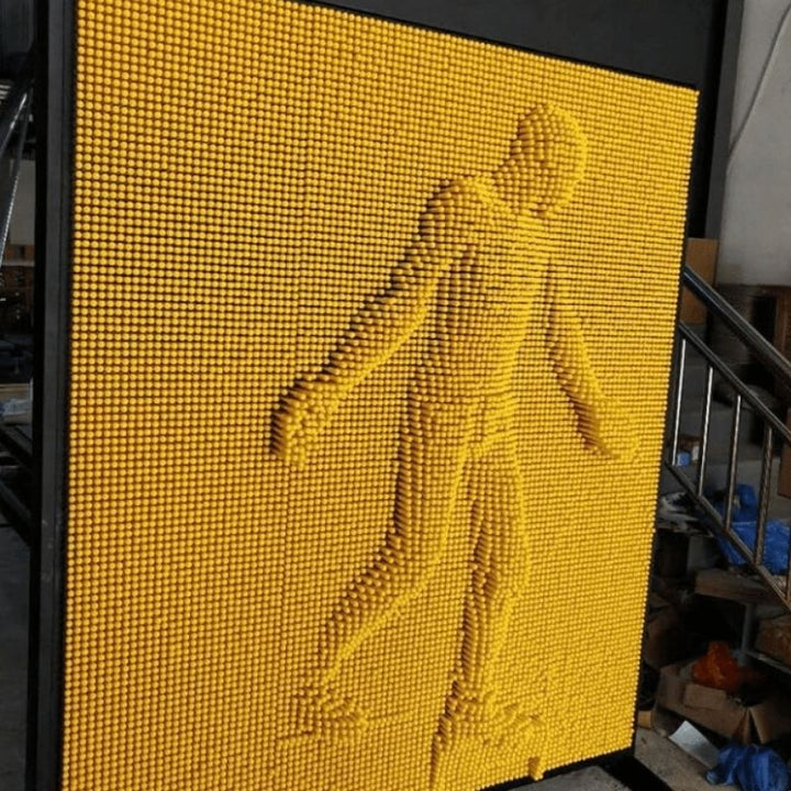 LiteZilla Clone Box Giant Pin Wall - Yellow
