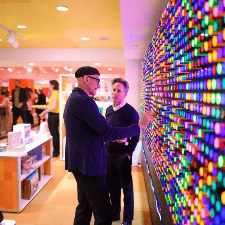 LiteZilla Giant Lite Brite - Landscape View Two Gentleman  Playing