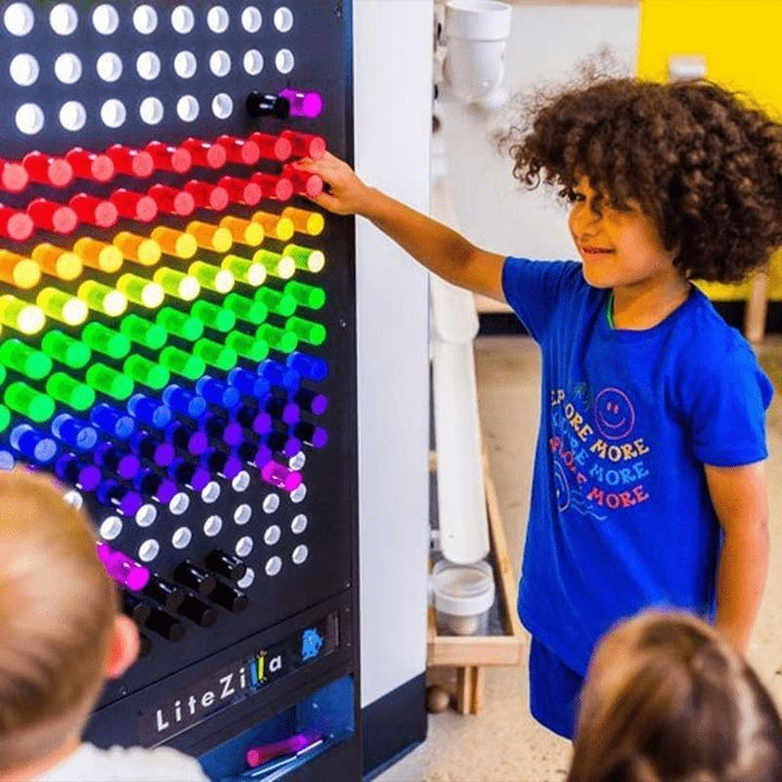 LiteZilla Giant Lite Brite - Landscape View Boy Active Play