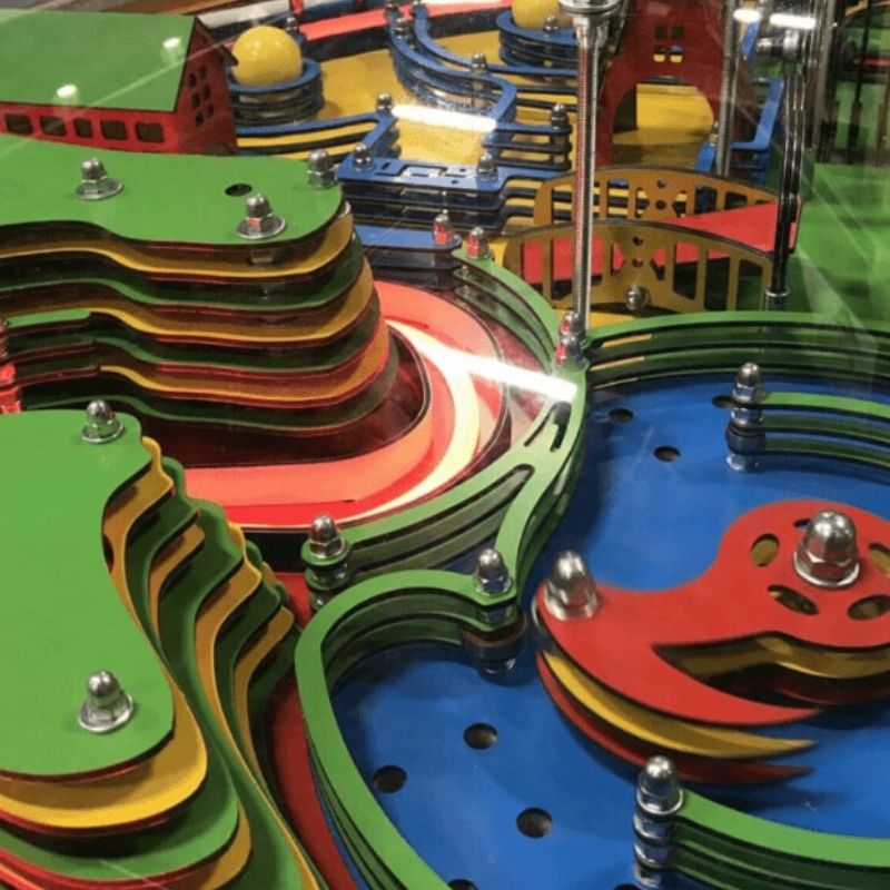 LiteZilla Twistopia Tabletop Labyrinth - Close Up View
