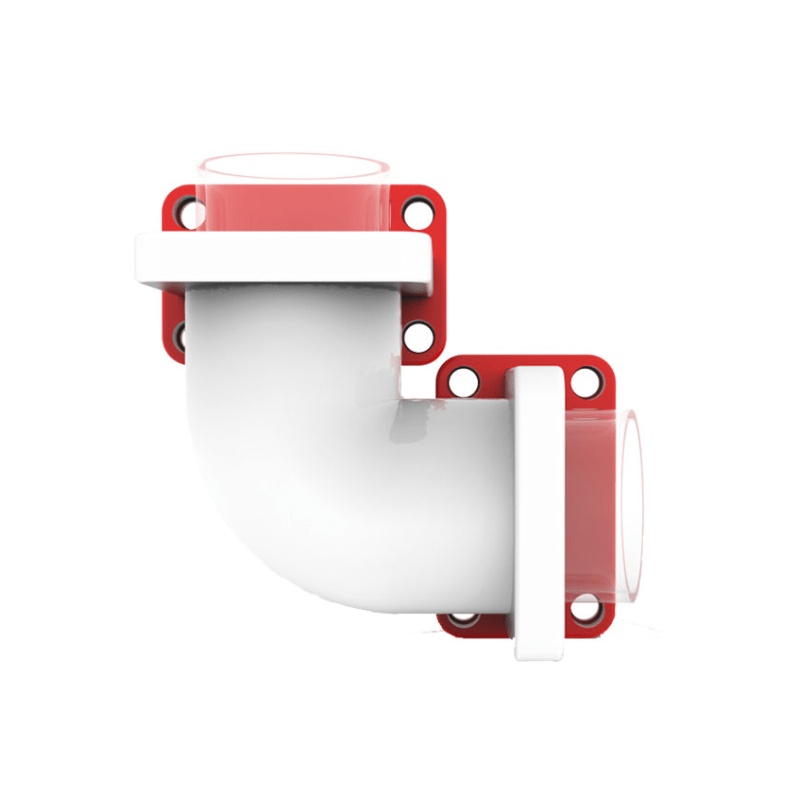 LiteZillaMagwizMagnetWallAccessory-90DegreeTubeCloseUpView