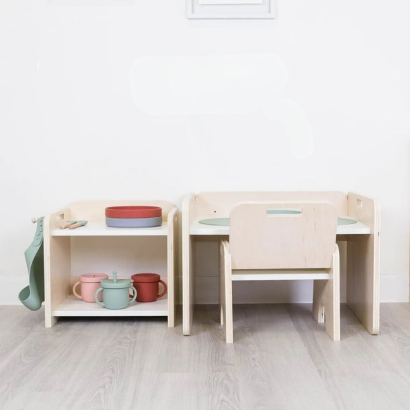 PAPAYA Shelf - Montessori Organization Mini Shelf - Clean  Landscape View Indoor Setting