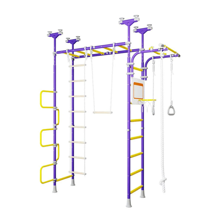 PegasusIndoorPlayset-PurpleRegular - Purple Yellow Portrait View