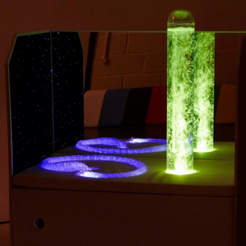 Portable Sensory Corner - Calming Greenish Light