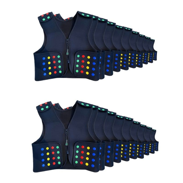 Power WearHouse ProPower Compression Vest For Kids - 20 Vest Bundle - Clean Front View